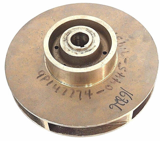GOULDS PUMP 3-7-245 VANE IMPELLER 9P1 47774-0445-7.937" BRASS