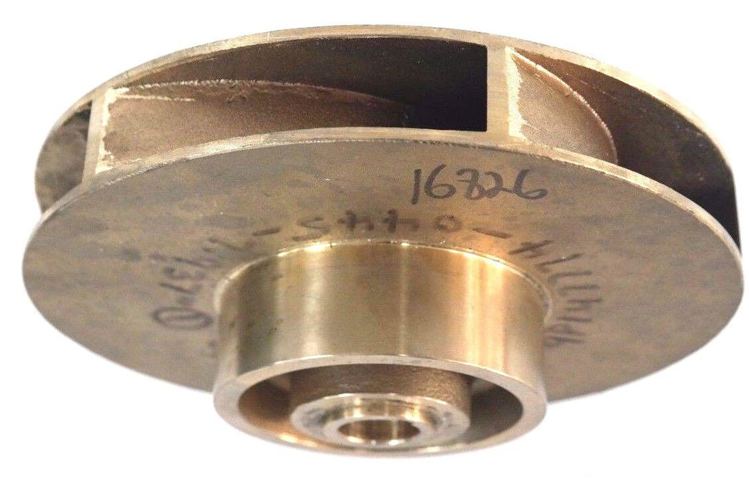 GOULDS PUMP 3-7-245 VANE IMPELLER 9P1 47774-0445-7.937" BRASS