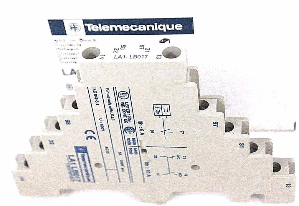 LOT OF 3 NIB TELEMECANIQUE LA1-LB017 ADD. ON BLOCKS LA1LB017