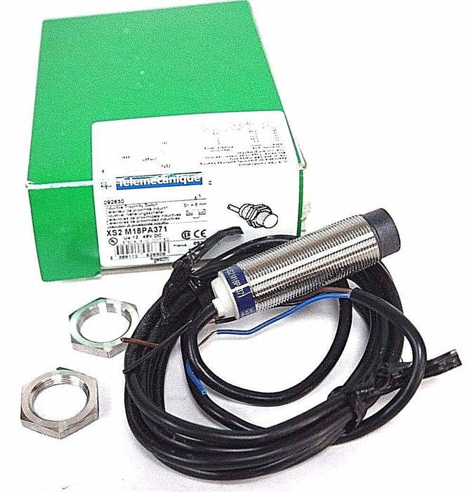 NIB TELEMECANIQUE XS2 M18PA371 INDUCTIVE PROXIMITY SWITCH 092630 UE:12...48V DC