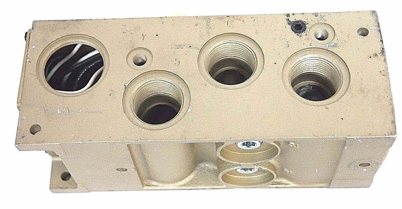 NEW ROSS W377B91 SUB BASE VALVE SIDE-PORTED