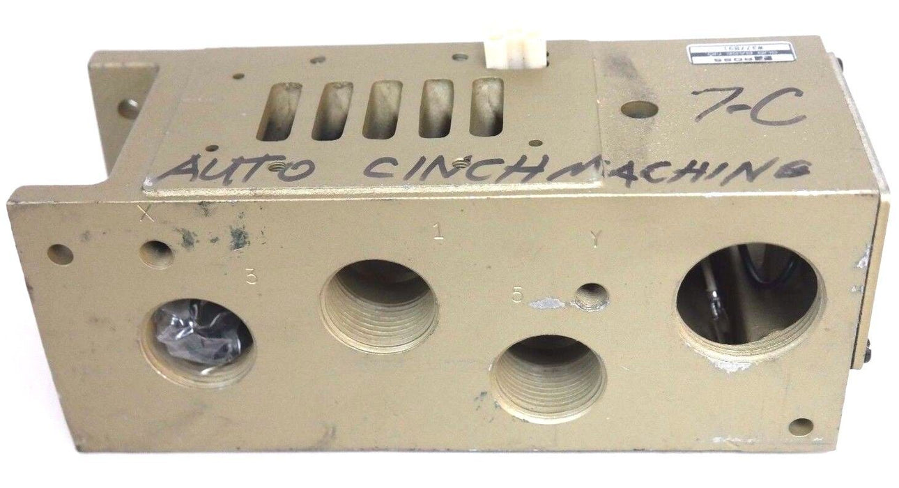 NEW ROSS W377B91 SUB BASE VALVE SIDE-PORTED