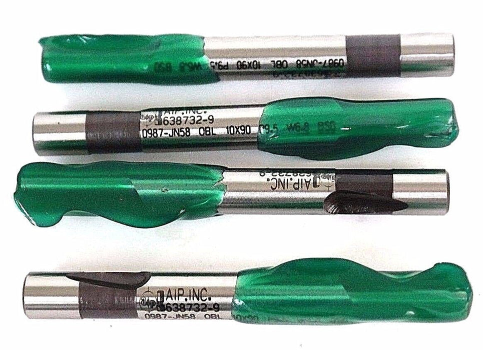 NIB AIP INC 638732-9 PUNCH 0987-JN58 OB 10X90 P9.5 W-6.8 BSO - LOT OF 4