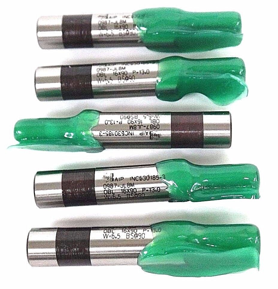 NIB AIP INC 530185-3 PUNCH 0987-JL8M OBL 16X90 P-13.0 W-6.5 BS@90 - LOT OF 5