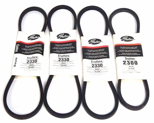 LOT OF 4 NEW GATES 4L300 TRUFLEX V BELTS 2300 1/2" X 30"