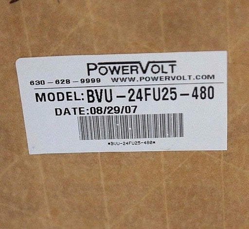 NIB POWERVOLT BVU-24FU25-480 POWER SUPPLY BVU24FU25480