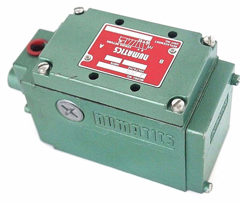 NEW NUMATICS 3JPR40014A SOLENOID VALVE REPLACEMENT UNIT NO. 33JPR4000014A