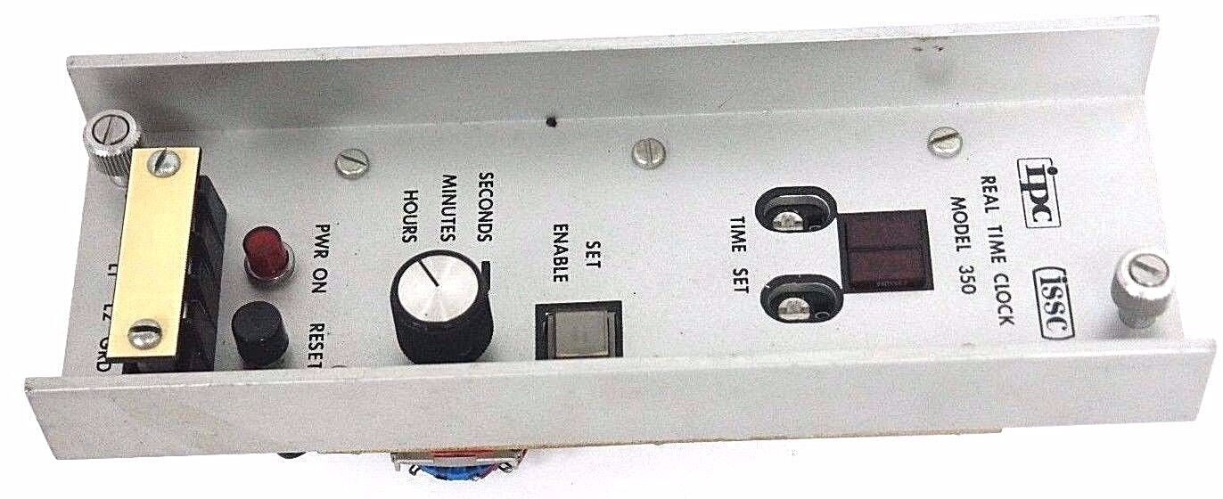 REPAIRED IPC ISSC TEAL TIME CLOCK MODEL 350, C-16-09-063, C1609063