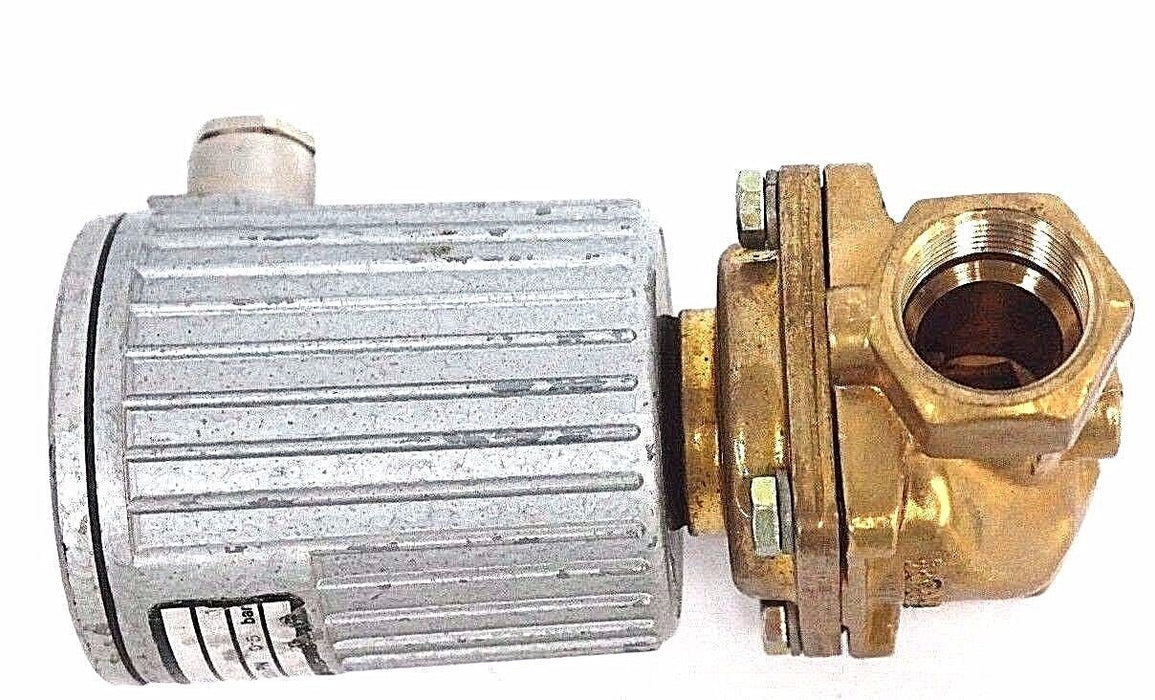 NEW BURKERT 190-A 220V60HZ SOLENOID VALVE DN  20B PN 0-5 BAR LUPE DIN 3/4"