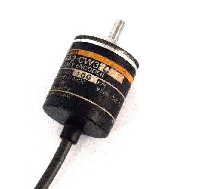 OMRON E6A2-CW3C ROTARY ENCODER RESOLUTION: 100 BROWN: 5 TO 12VDC