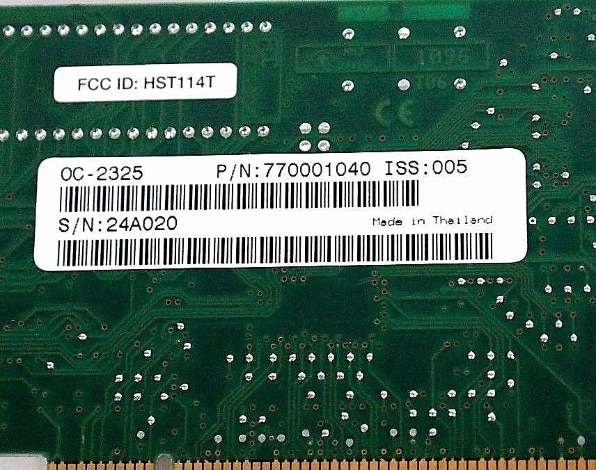 OLICOM OC-2325 770001040 ISS:005 PCI ADAPTER NETWORK ADAPTER 200114200