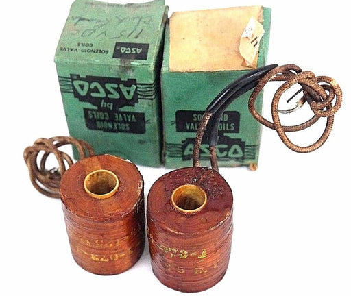 LOT OF 2 ASCO 74-073-1 SOLENOID COILS 740731, 115-125 D.C.