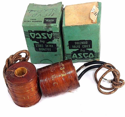 LOT OF 2 ASCO 74-073-1 SOLENOID COILS 740731, 115-125 D.C.