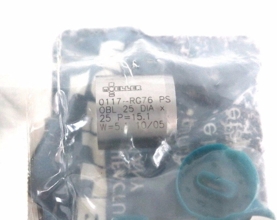 NIB MOELLER MUO025-025 P=15.1000 W=5.1000 B=12 D6 PUNCH 0117-RG76 - LOT OF 4