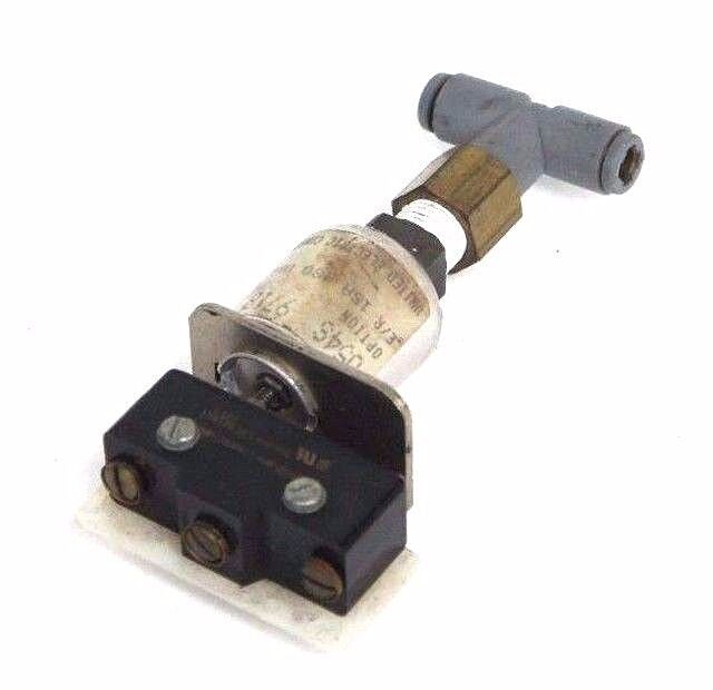 UNITED ELECTRIC J54S 9718 PRESSURE SWITCH E/R 15A 480 VAC L103 15A125 J54S9718