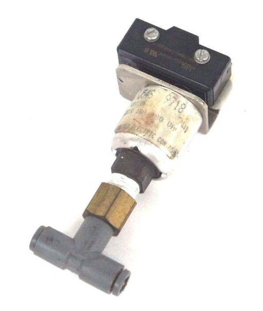 UNITED ELECTRIC J54S 9718 PRESSURE SWITCH E/R 15A 480 VAC L103 15A125 J54S9718