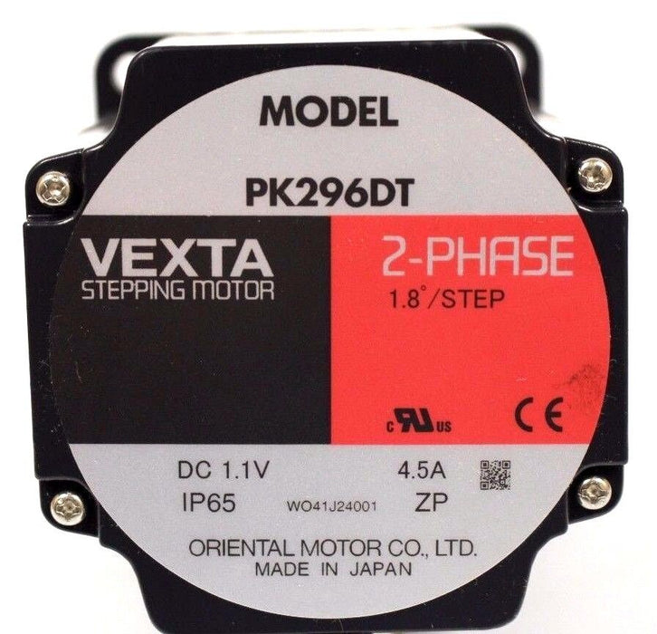 NIB ORIENTAL MOTOR PK296DT PK SERIES 2-PHASE VEXTA STEPPING MOTOR (IP 65) 4.5A