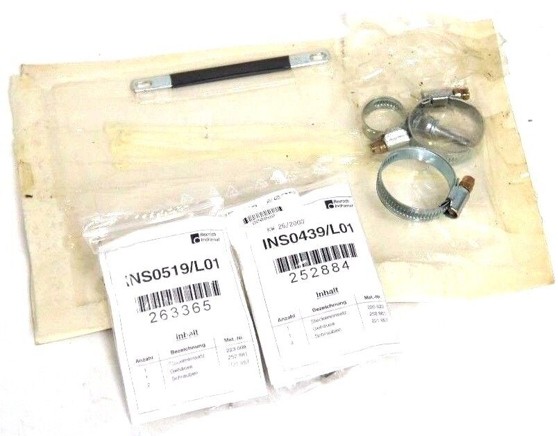 NEW REXROTH INDRAMAT INS0439/L01 CONNECTOR MALE INS0519/L01 PLUG W/ EXTRAS