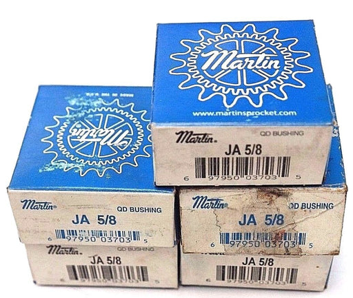 LOT OF 5 NIB MARTIN JA 5/8 QD BUSHINGS, JA58QD