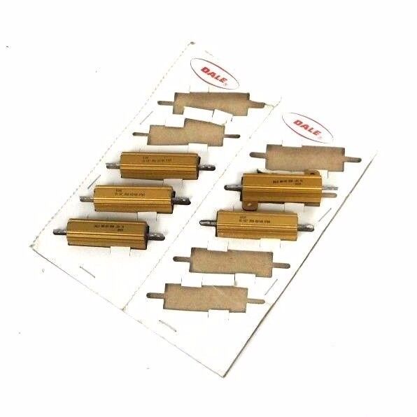 LOT OF 5 NEW DALE RESISTORS NH-50 50W .2 OHMS 1% 8919