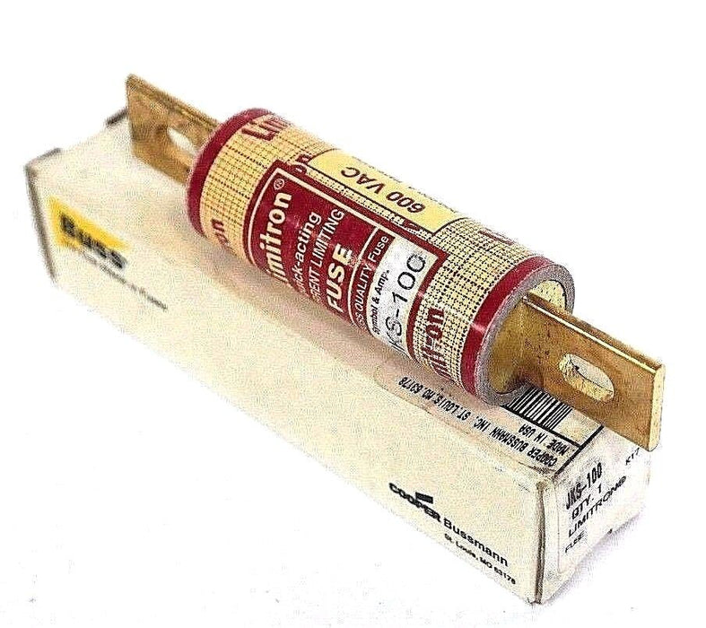 NIB BUSS COOPER BUSSMANN JKS-100 QUICK ACTING LIMITRON FUSE 600VAC, JKS100