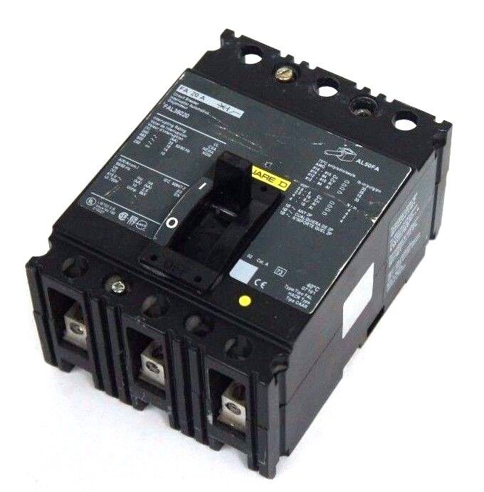 SQUARE D FAL36020 CIRCUIT BREAKER 600V, 20 A