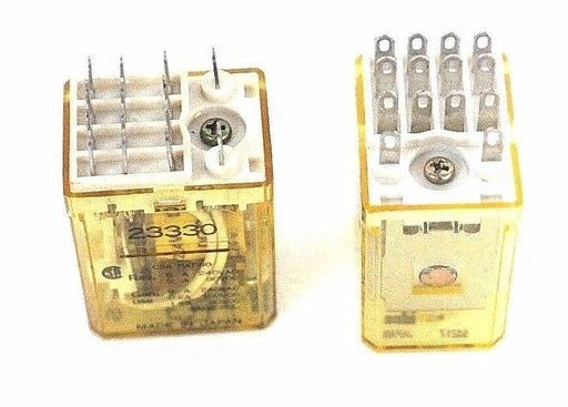 LOT OF 7 IDEC RY4S-U-DC24V RELAYS RY4SUDC24V