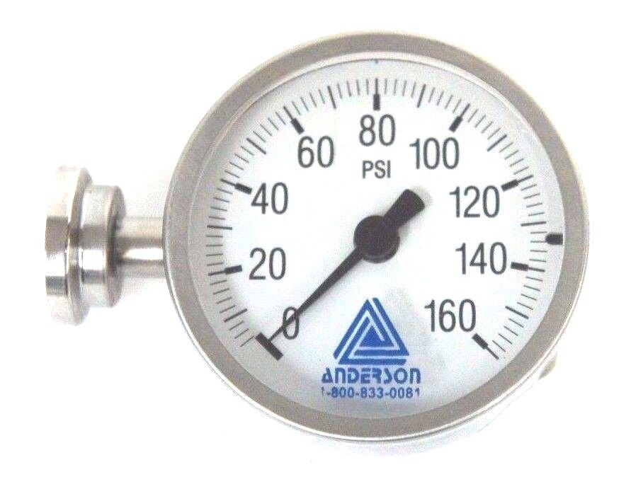 NEW ANDERSON EX07401500211 GAUGE 0-160PSI