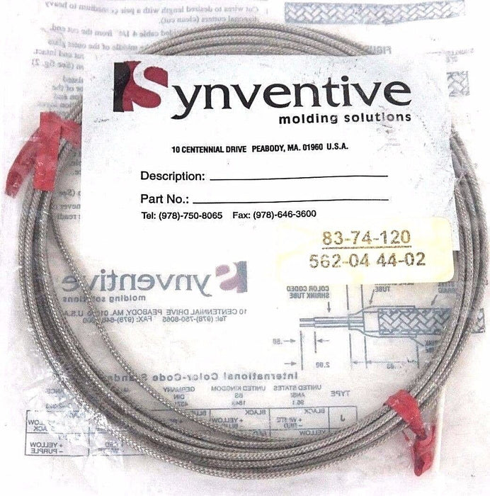 NIB SYNVENTIVE 83-74-120 THERMOCOUPLE 562-04