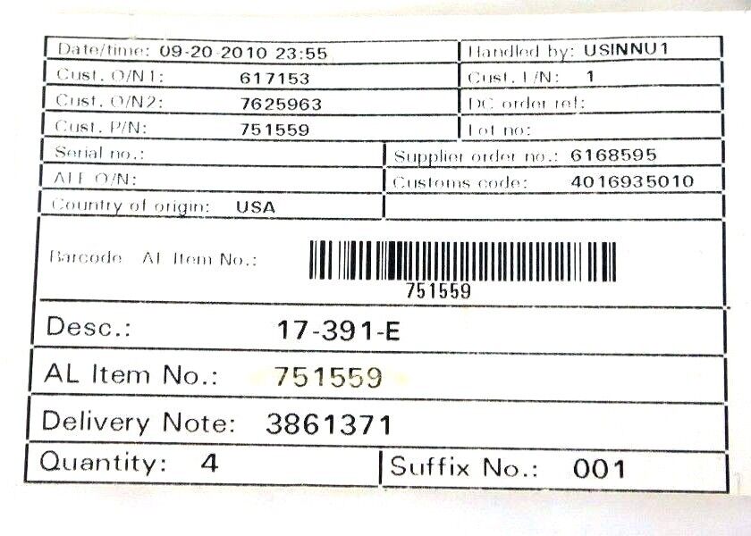 BAG OF 3 NEW TRI CLOVER 751559 RUBBER SEALS 17-391-E