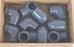 BOX OF 10 NEW GEORGE FISCHER 806-010 SCH. 80, 1" PVC 90 DEG ELBOWS, 806010