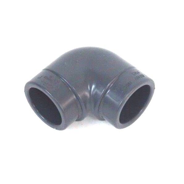 BOX OF 10 NEW GEORGE FISCHER 806-010 SCH. 80, 1" PVC 90 DEG ELBOWS, 806010