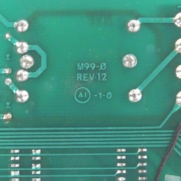 GENERIC SERIAL NO. 92922 INTERFACE BOARD QC380339 M99-0 REV. 12 AI-1-0