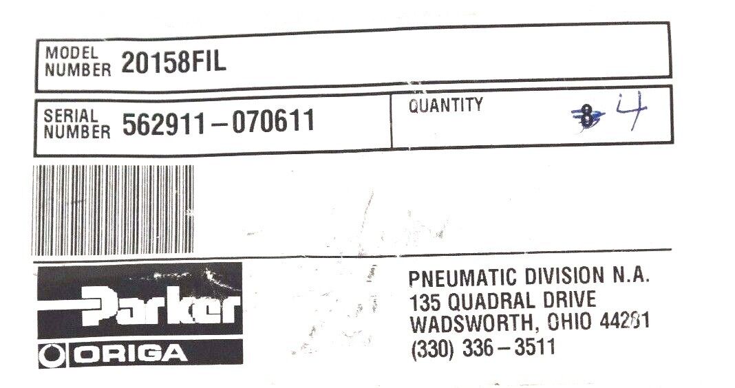 LOT OF 4 NEW PARKER 20158FIL E1 SIDE MOUNTS 32MM OSP