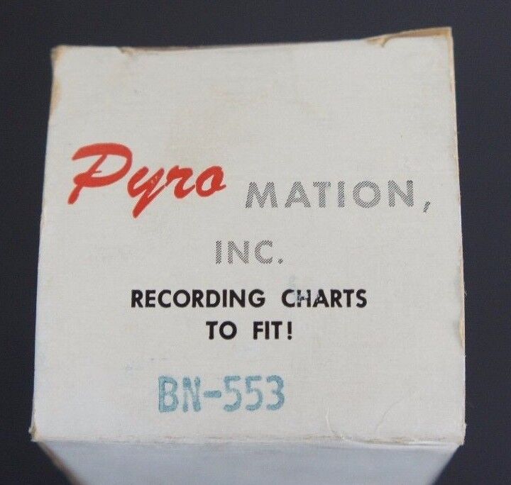 LOT OF 2 NIB PYROMATION, INC. RECORDING CHART PAPERS FITS BN-553