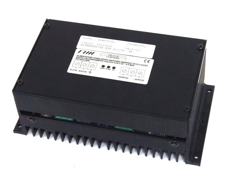 NIB EZM COD. 011158 POWER SUPPLY N.02887604DQ ALIM.STAB.PR.TERM 4A 5-28VDC