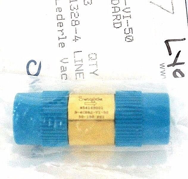 NIB SWAGELOK B-4CPA2-VI-50 RELIEF VALVE 1/4'', BRASS, 3000 PSIG, B4CPA2VI50