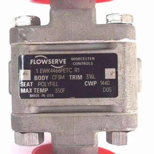 NEW WORCESTER FLOWSERVE 1 EWK4466PETC R1 VALVE 1" FLANGE CONNECTION TRIM 316L
