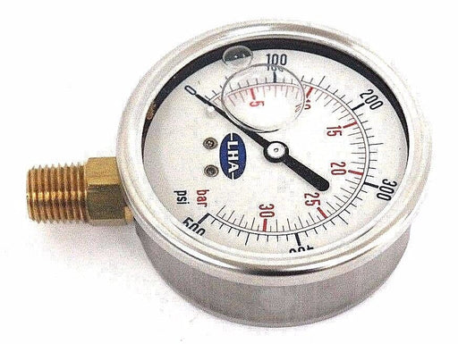 NIB LHA PGL-A-63-N-B-500-S GAUGE 0-500 PSI, PGLA63NB500S