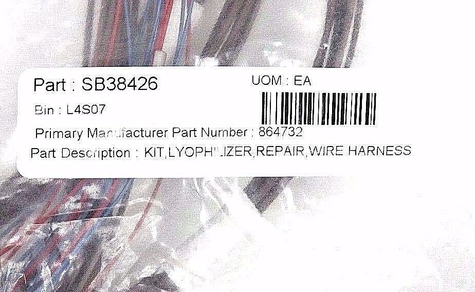 NEW HULL 864732 KIT, LYOPHILIZER, REPAIR, WIRE HARNESS,  THERMOCOUPLE ASSY.
