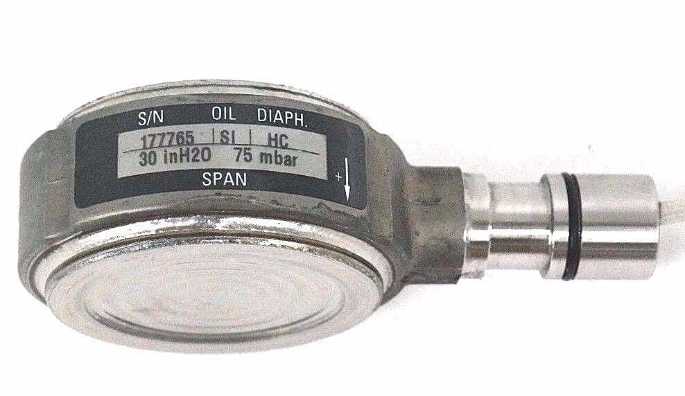 NEW ABB C22928P OIL DIAPHRAGM 30IN-H20 75MBAR PRESSURE TRANSMITTER 177765 SI HC