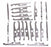 LOT OF 20 NEW KRONES 0900767938 CLAMPS 0-900-76-793-8
