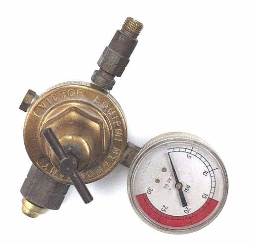 VICTOR EQUIPMENT S510A COMPRESSED GAS REGULATOR 304161, 350PSI W/ GAUGE