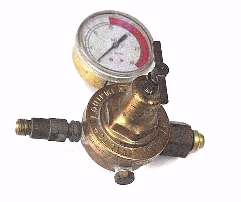 VICTOR EQUIPMENT S510A COMPRESSED GAS REGULATOR 304161, 350PSI W/ GAUGE