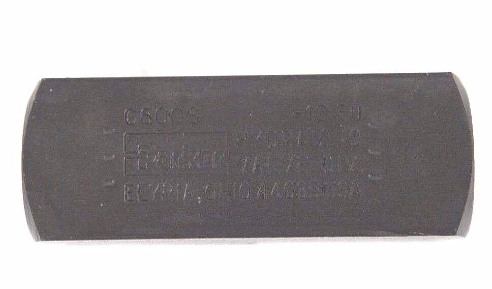 NEW PARKER C600S-10EU HYDRAULIC CHECK VALVE 5000PSI MAX 8GPM, C600S10EU