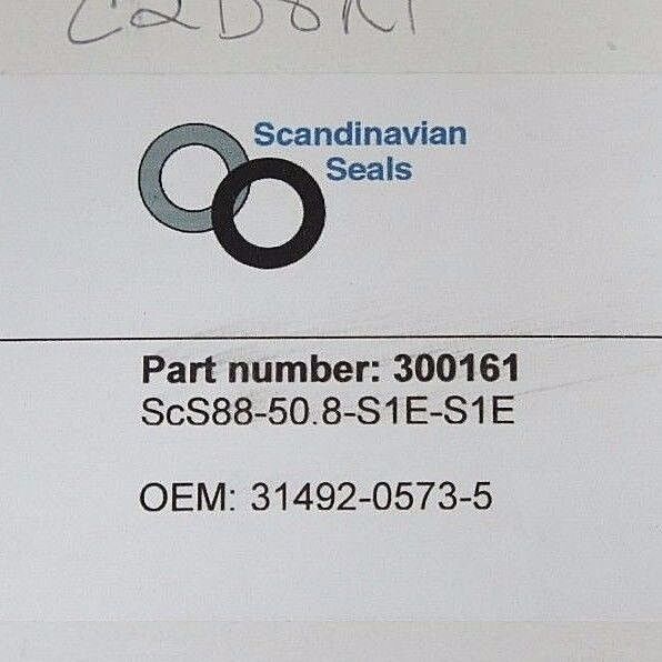 NIB SCANDINAVIAN SEALS 300161 SEAL KIT SCS88-50.8-S1E-S1E OEM 31492-0573-5