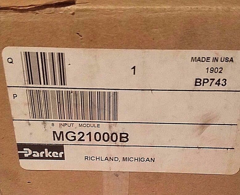 NIB PARKER MG21000B 8 INPUT MODULE SBCF0145
