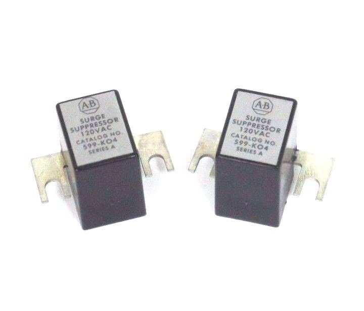 LOT OF 2 NEW ALLEN BRADLEY 599-KO4 SERIES A SURGE SUPPRESSORS 599-K04