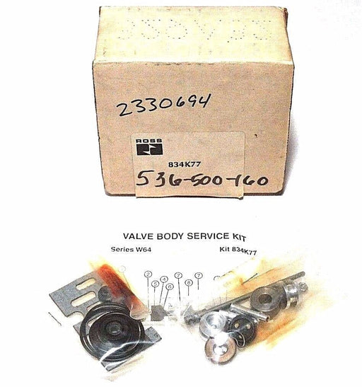 NEW ROSS CONTROLS 834K77 VALVE BODY SERVICE KIT SERIES W64