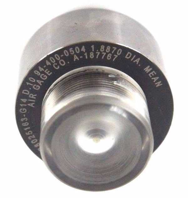 NEW AIR GAGE 68025163-G14 D.10 94-400-0504 1.8870 DIA. MEAN